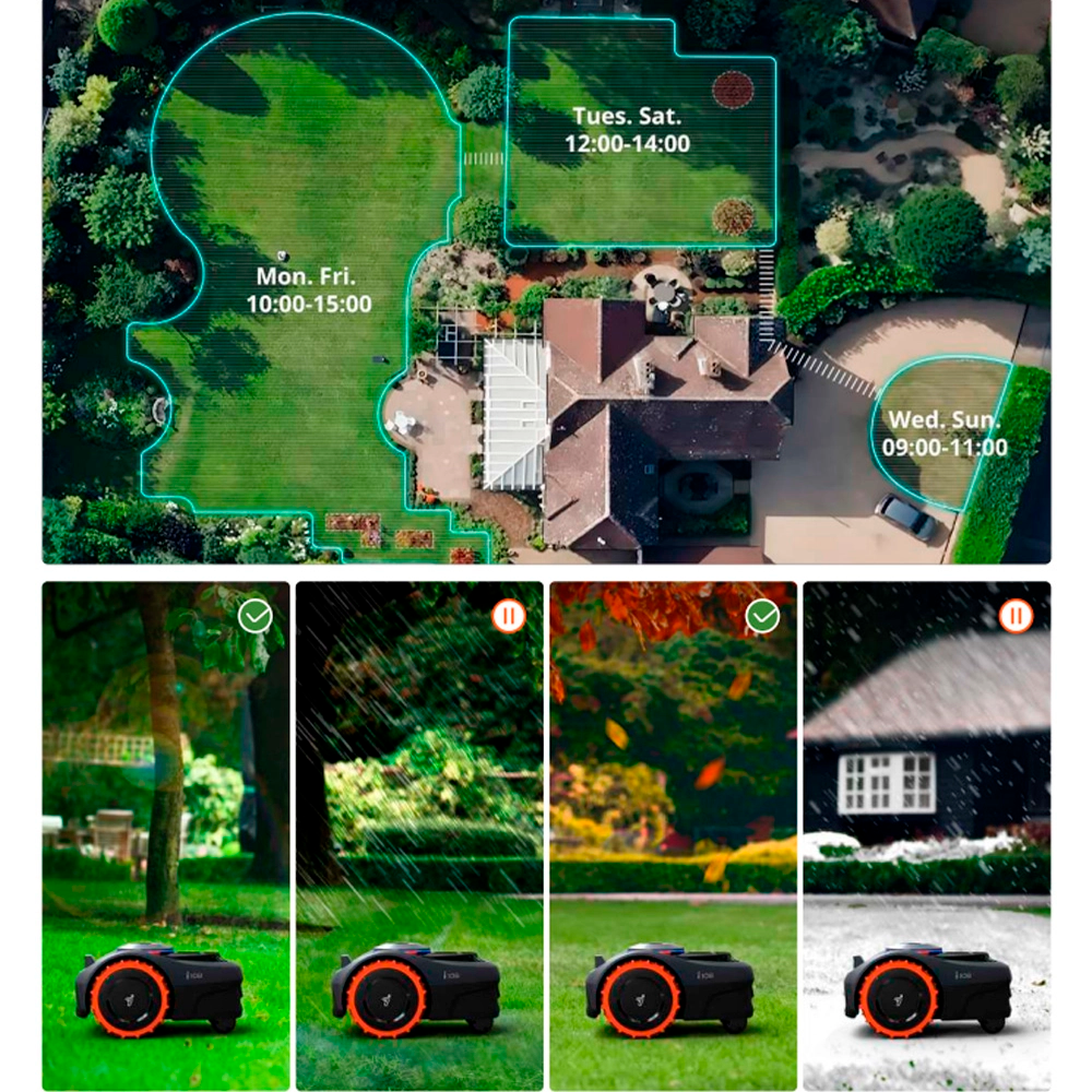 Robot cortacésped Segway Navimow X350E
